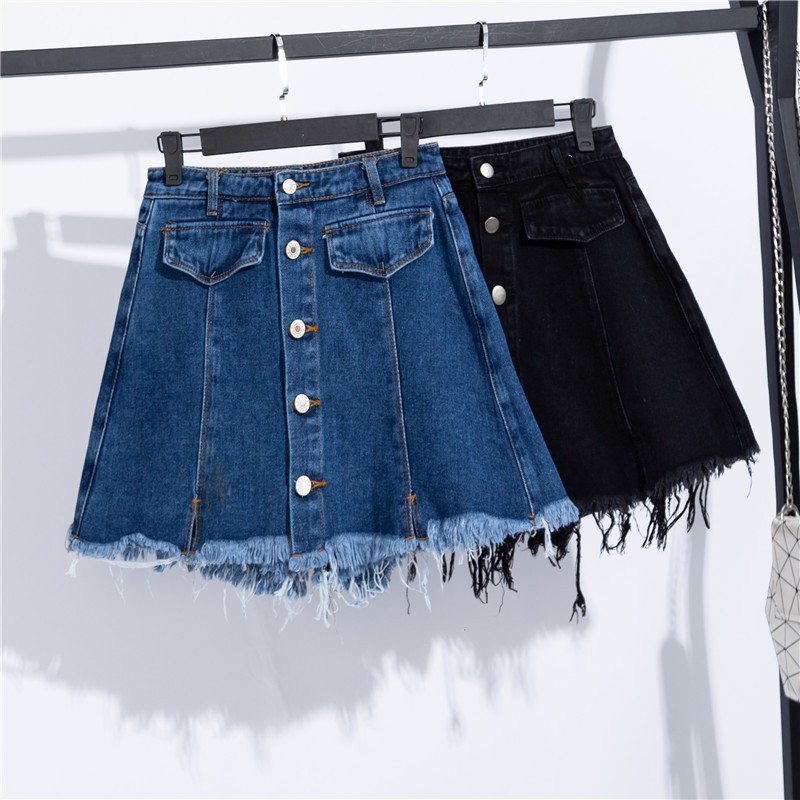 jean shorts with tassels