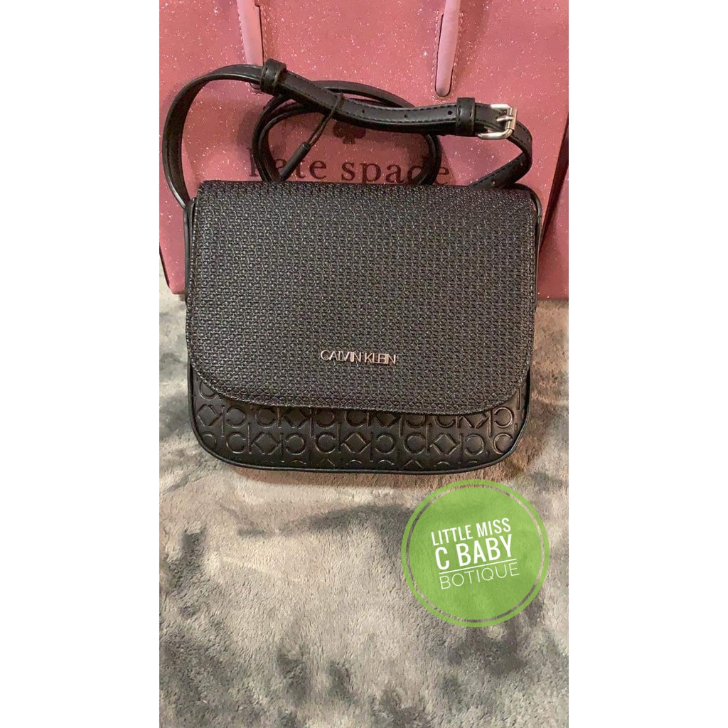 ORIGINAL CALVIN KLEIN CK RACHEL SLING CROSSBODY BAG- BLACK | Shopee  Philippines