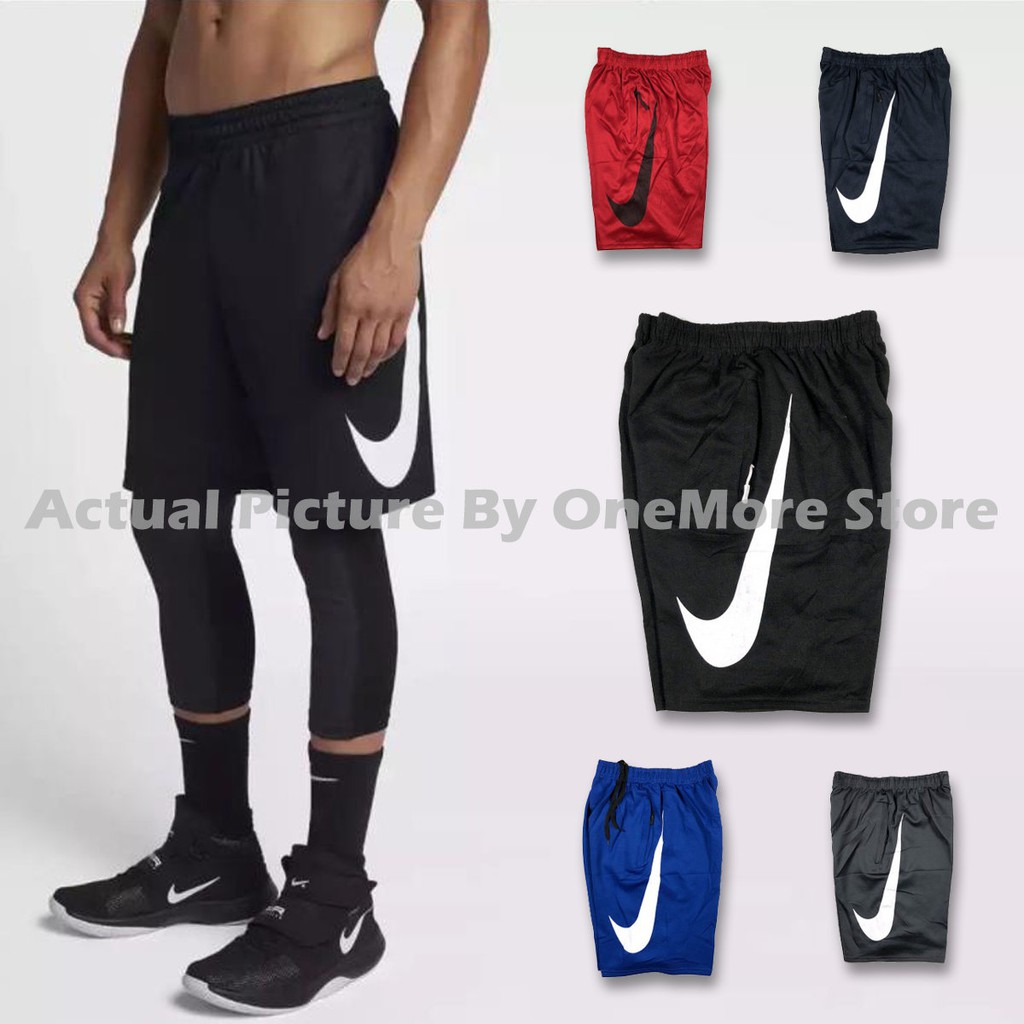 big nike logo shorts