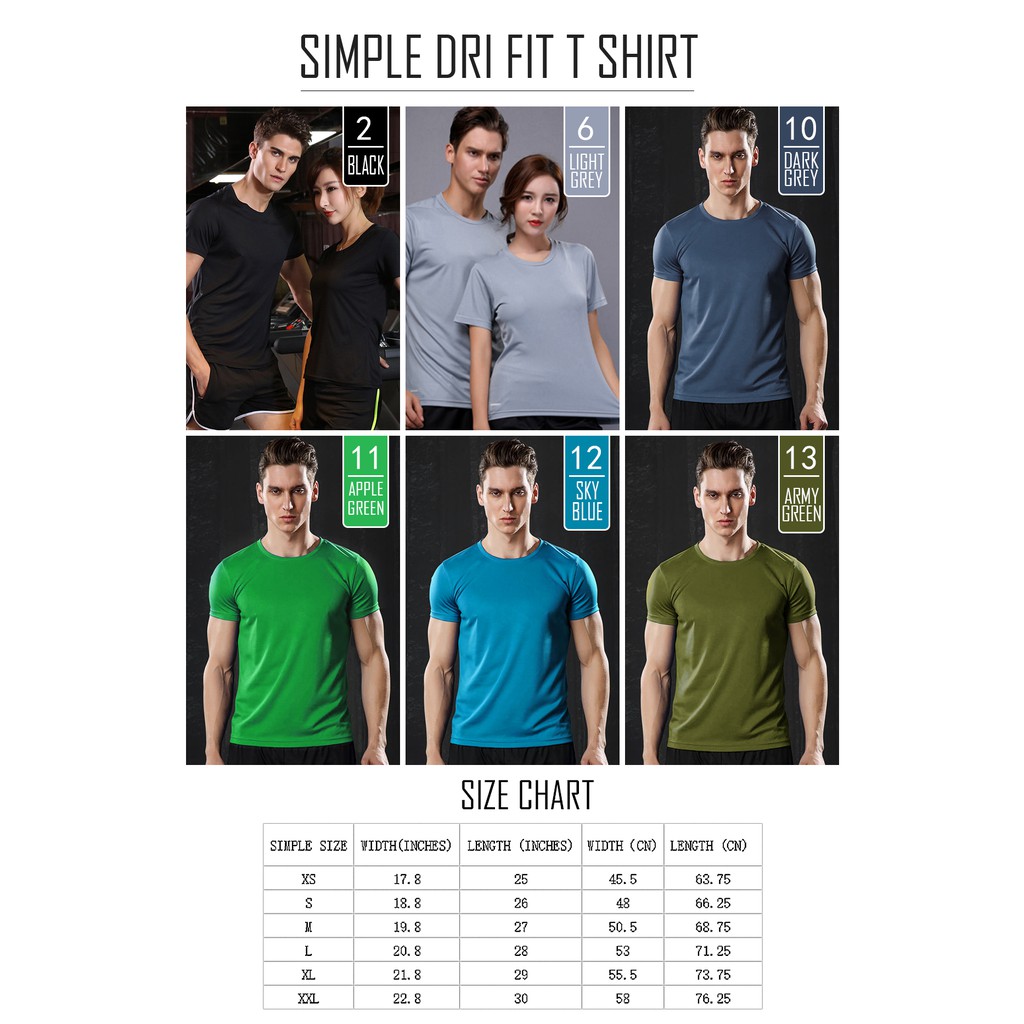 dri fit shirt shopee