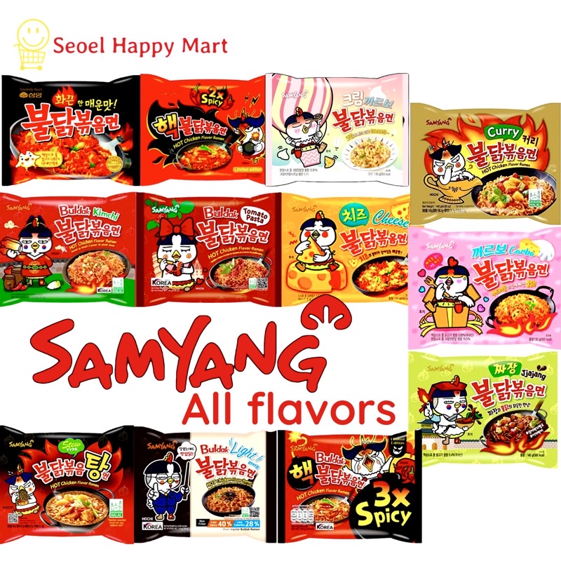 [new Flavors] Samyang Buldak Korean Spicy Instant Noodles Shopee