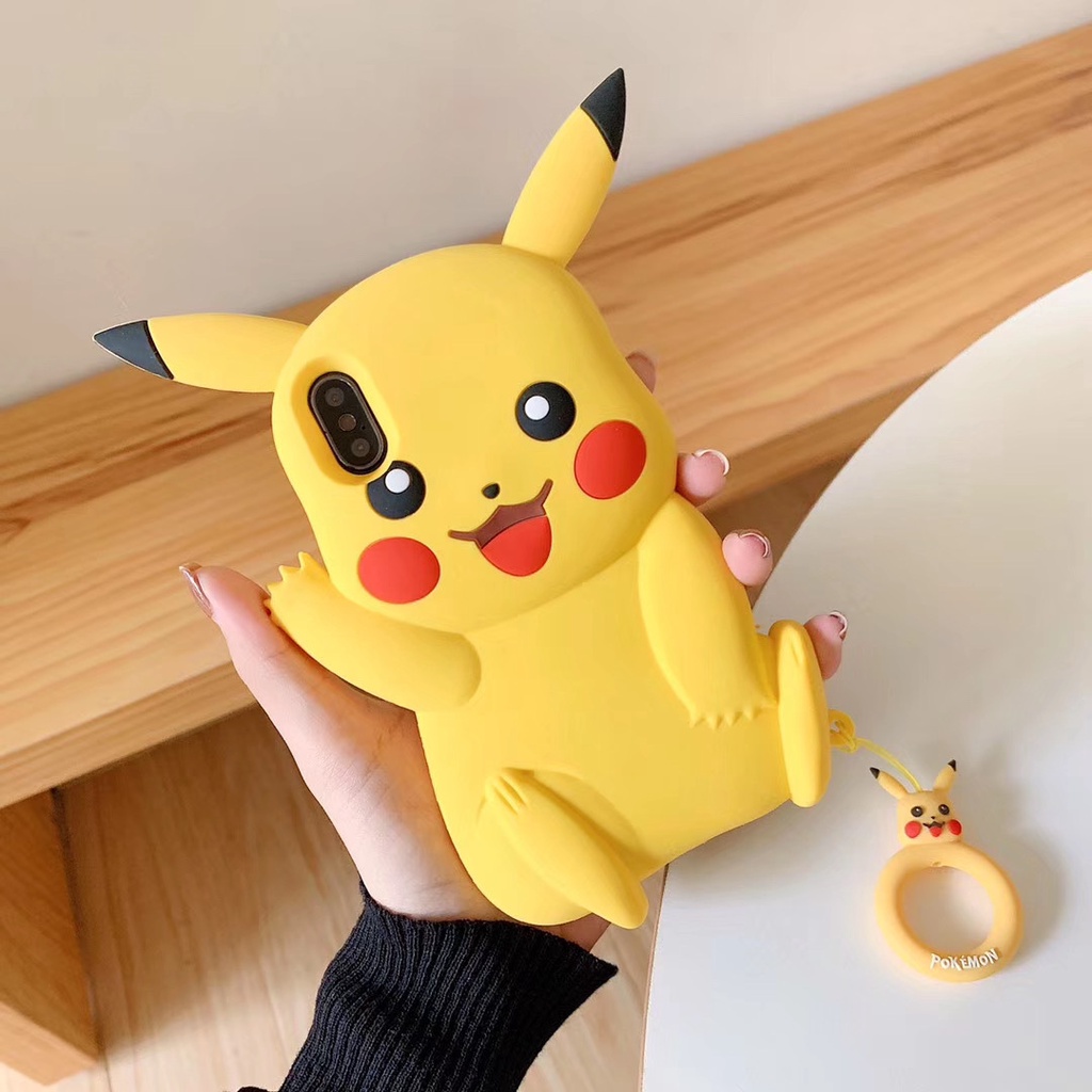 Pokemon Phone Case For Iphone Pikachu Figures Phone Case Pro Max Plus X Xs Xr Anime