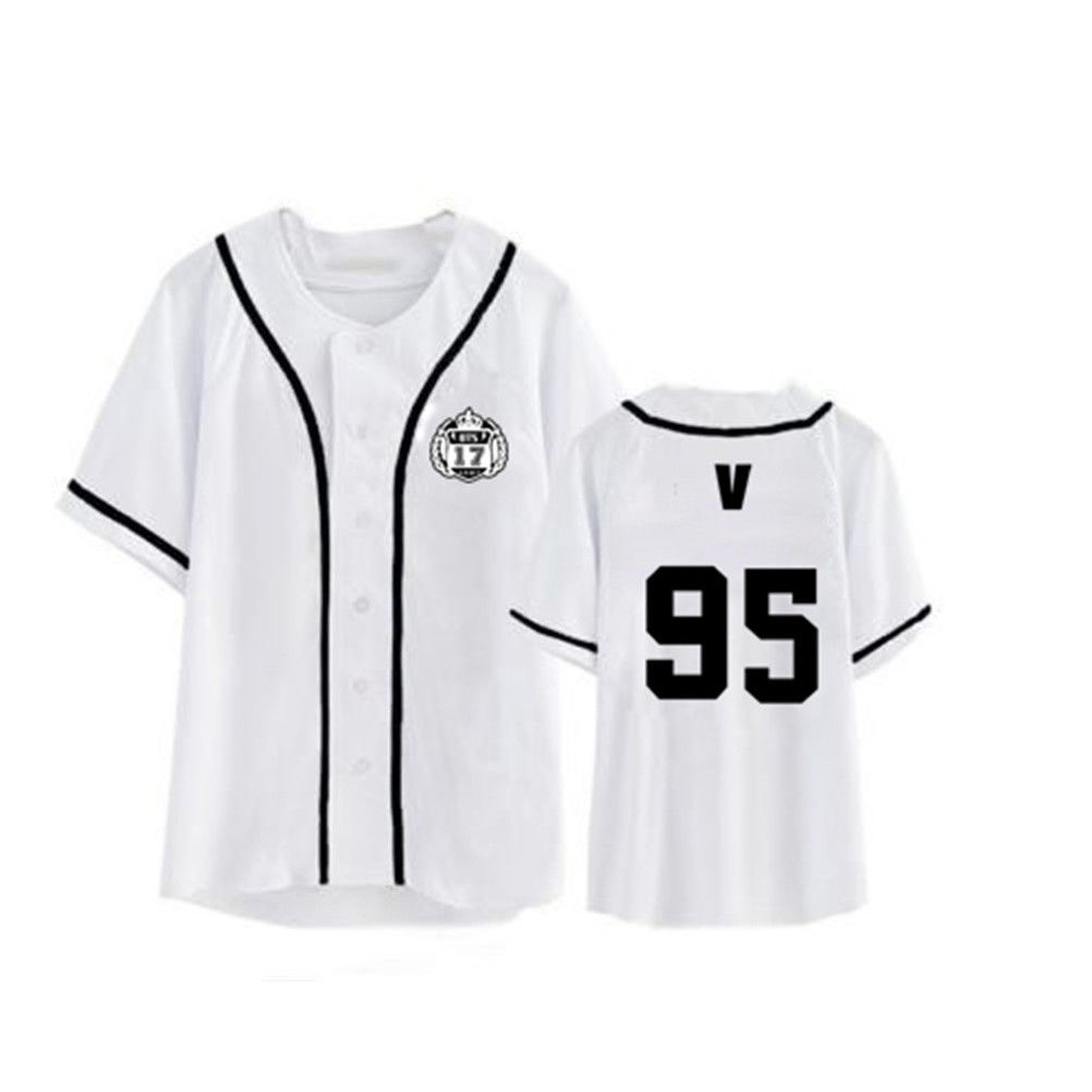 baseball jersey button down shirt