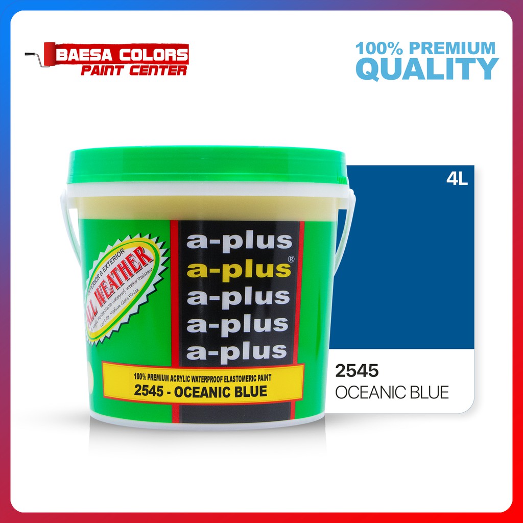APLUS ALL WEATHER 100 Premium Acrylic Waterproof Elastomeric Paint