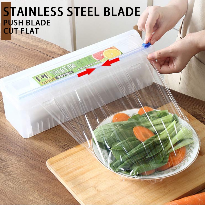 32cm-cling-film-dispenser-with-sliding-cutter-adjustable-cling-film