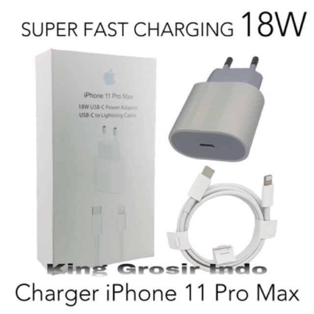 Charger Iphone 11 Pro Max X Xs Xr 18w Usb C To Lightning Fast Charging Casan Shopee Philippines