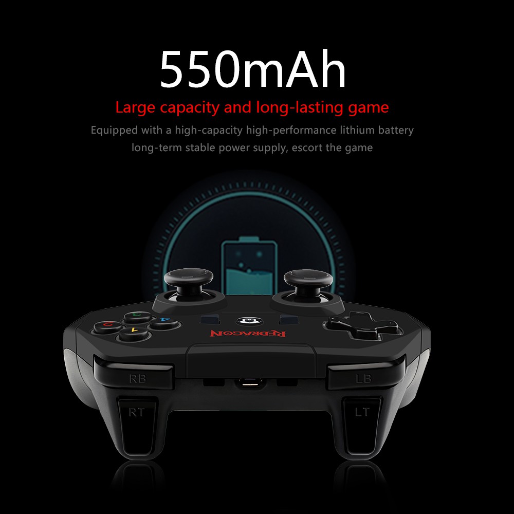 REDRAGON HARROW G808 USB Wireless Controller For PC/PS3 Gamepad ...