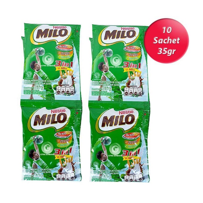 Milo 3in1 Sachet 10x35gr Shopee Philippines 3396