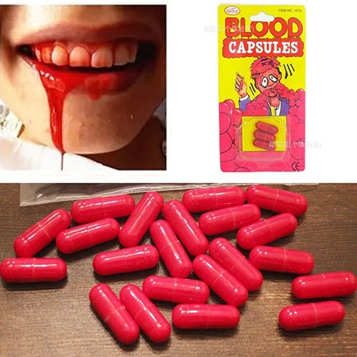 Feste &amp; Besondere Anlässe Fake Blood Capsules. For Halloween/Stage
