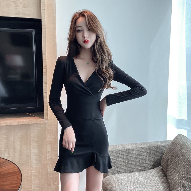 long sleeve dress night out