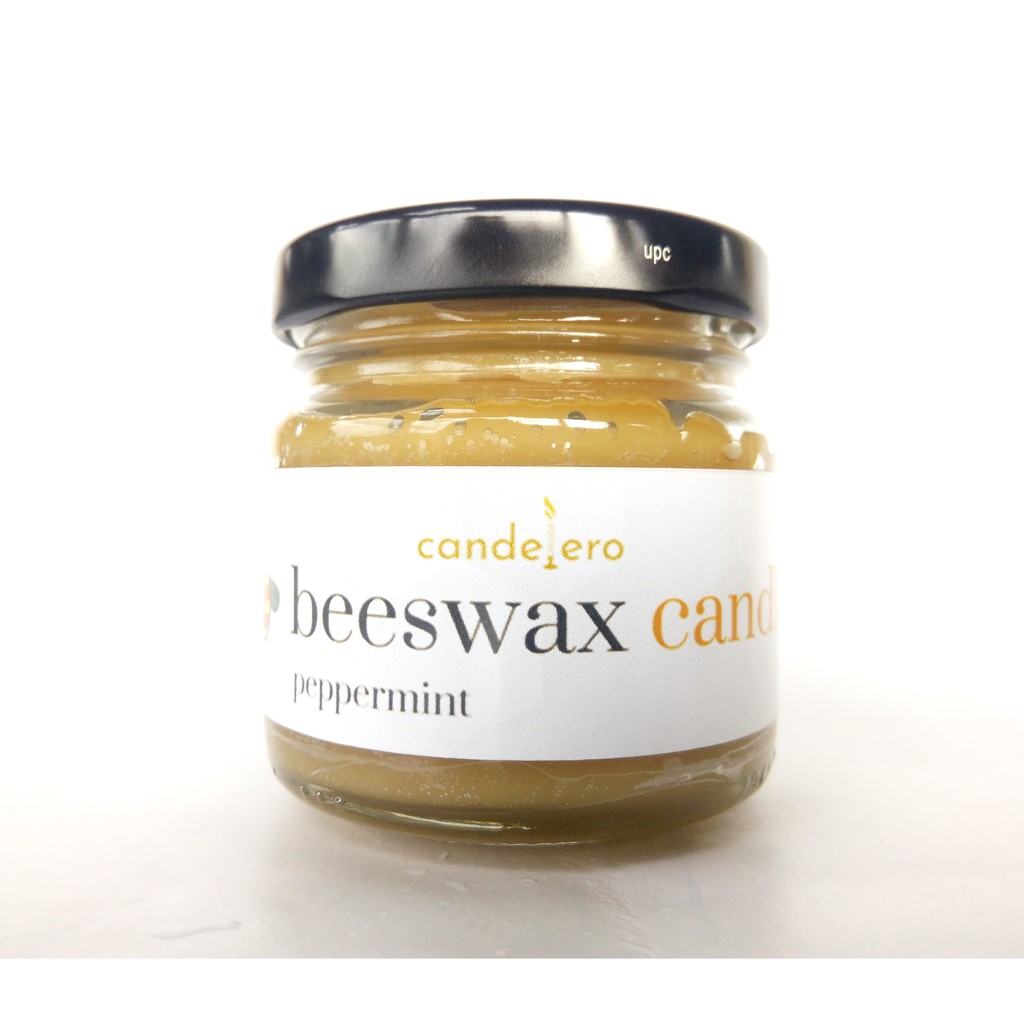 Beeswax Candle Peppermint Beeswax Candle 4 oz Jar Shopee Philippines