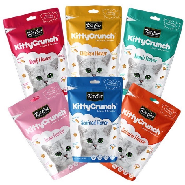 Kitty Crunch Kitcat Cat Treats 60g | Shopee Philippines