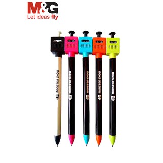 M&G 2B lead refills SSL38601 with Snoopy shape case for 0.5mm mechanical pencil 