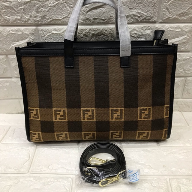 fendi tote canvas