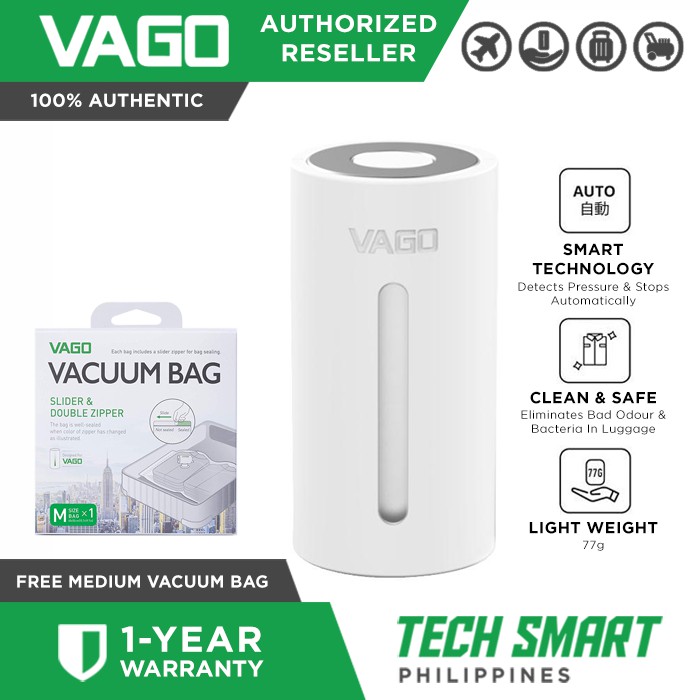 VAGO Portable Vacuum Compression device Compressor Travel Luggage Space Saver