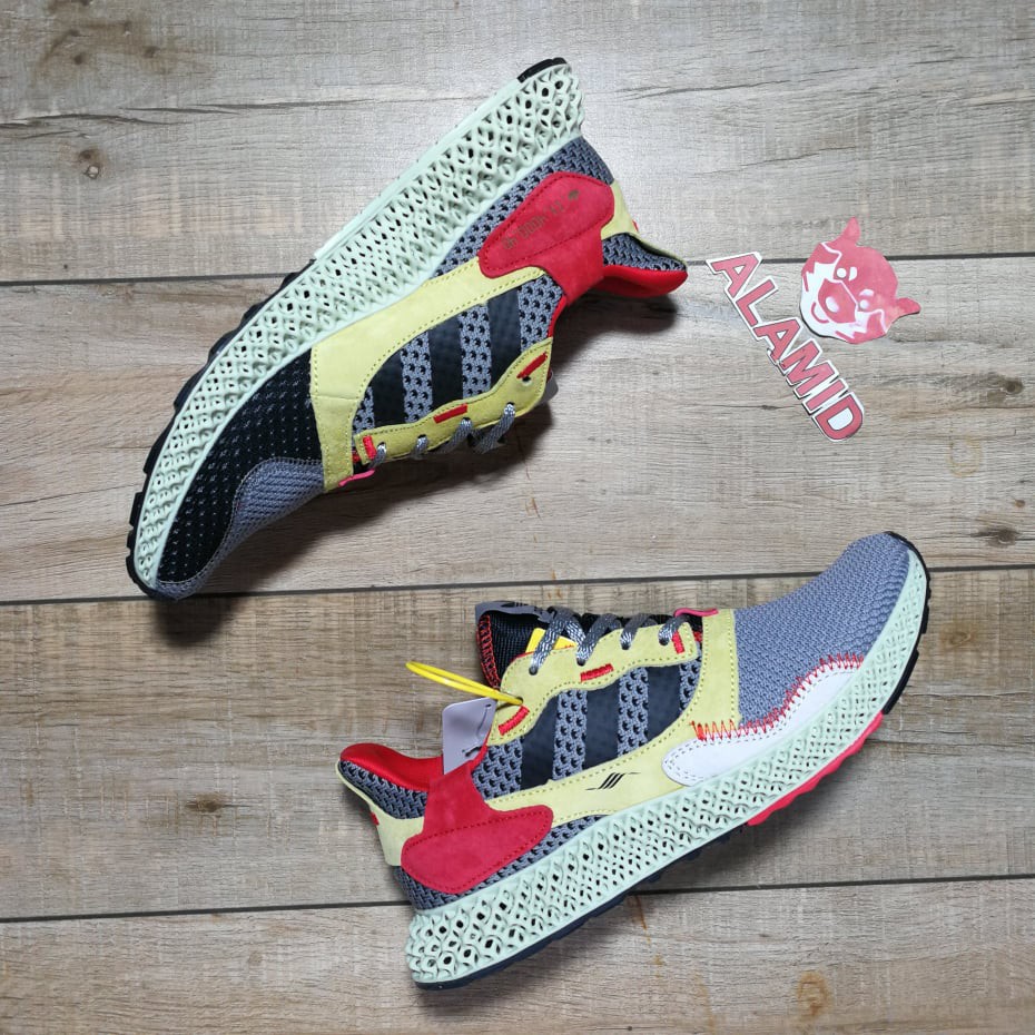 adidas zx 4000 4d grey three hi res yellow