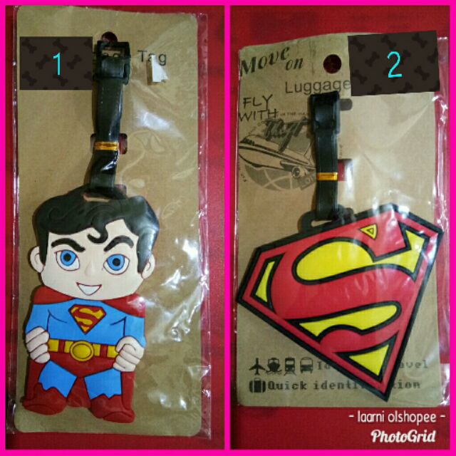 character luggage tags