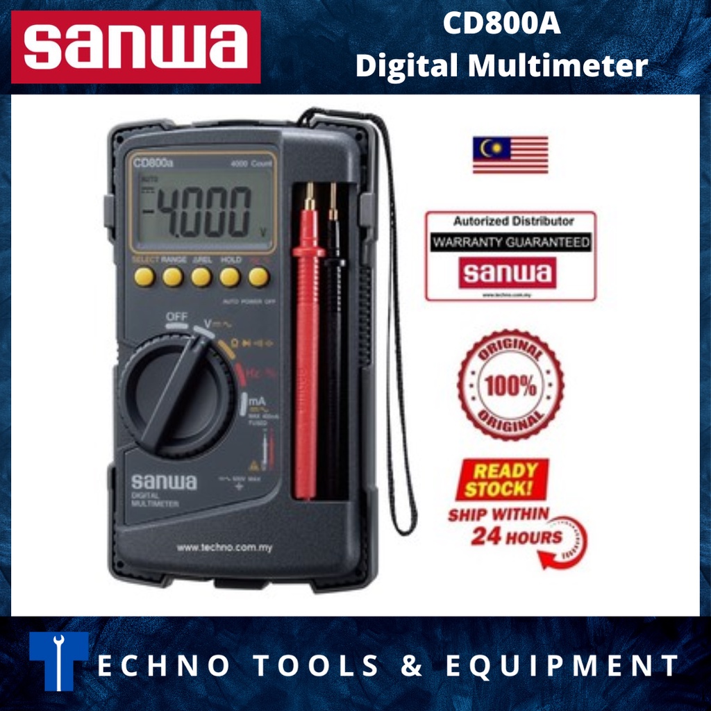 Sanwa CD800A Digital Multimeter (BEST MULTIMETER) Shopee Philippines