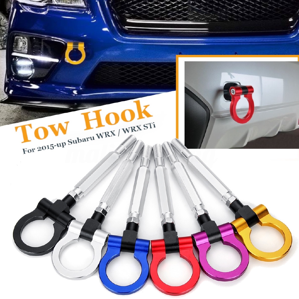 Aluminum Car Auto Racing Tow Hook Towing Trailer Ring for Subaru WRX