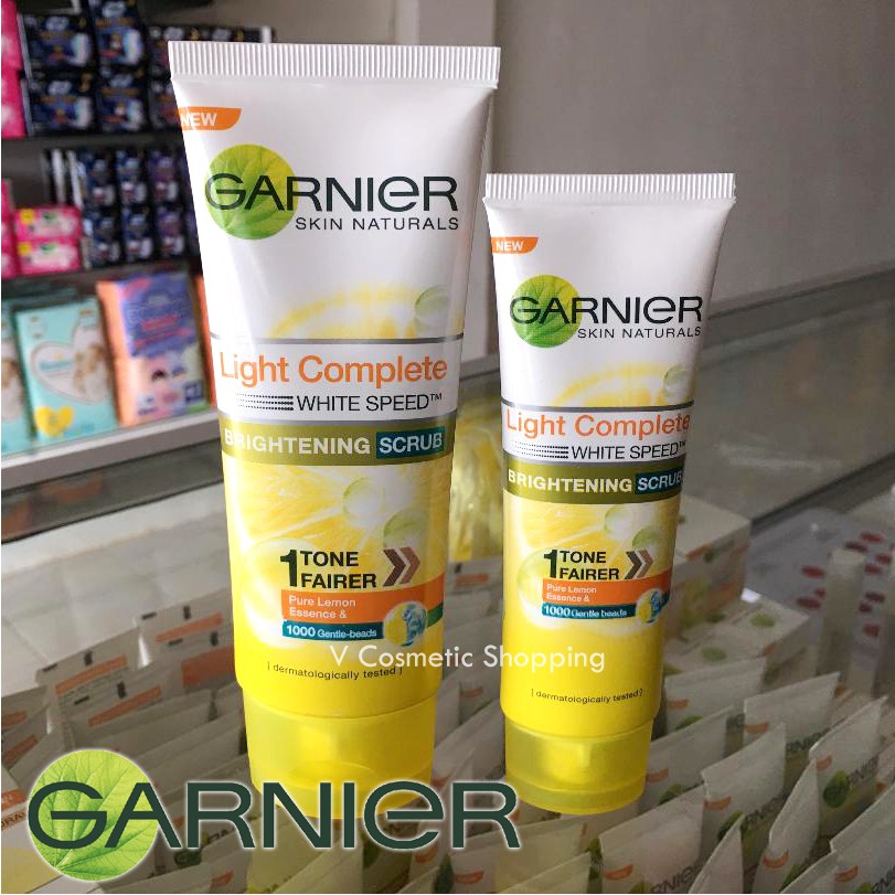 garnier scrub lemon