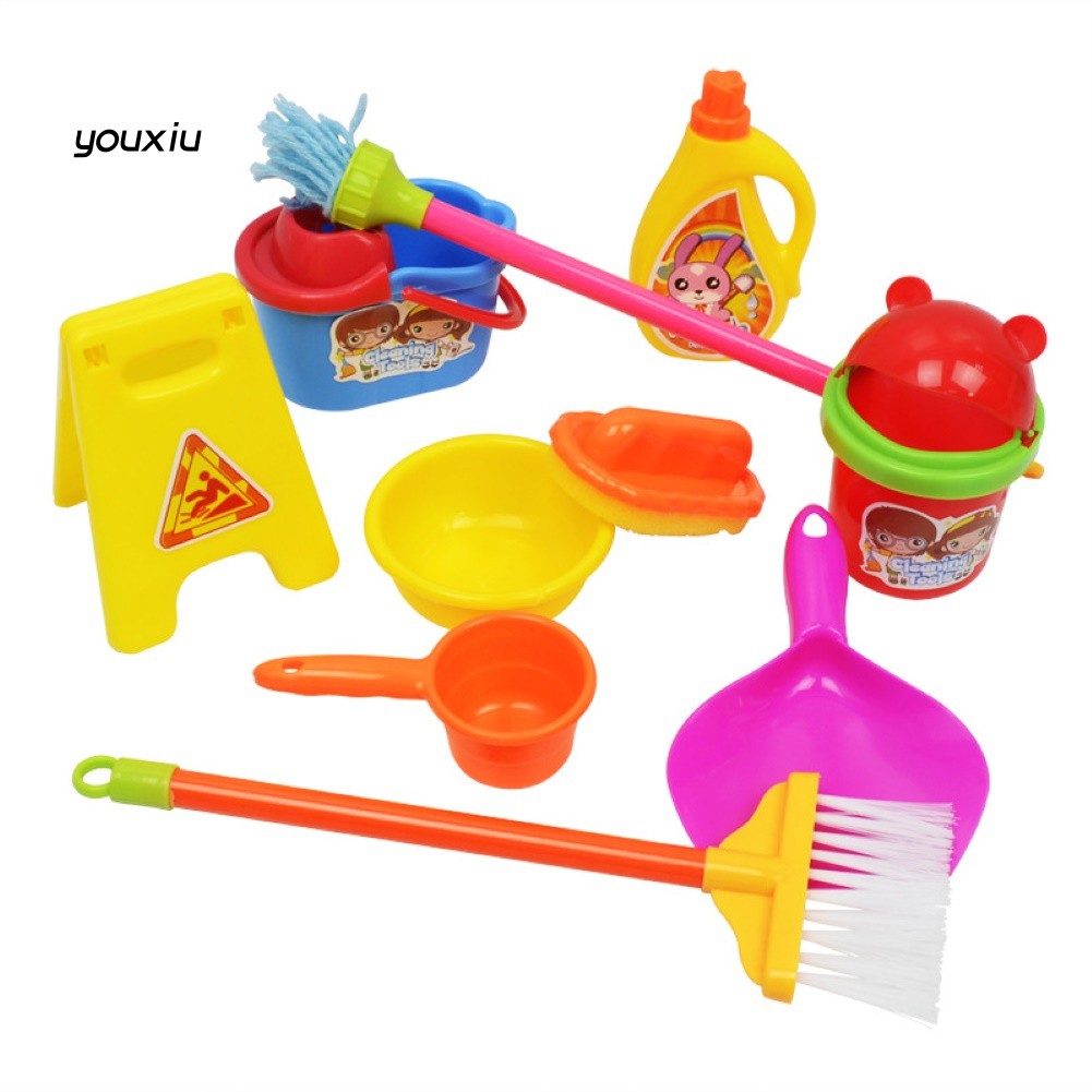 children's brush and mop set