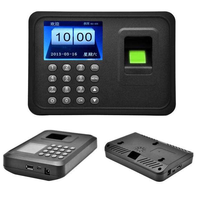 A6 USB Biometrics Office Fingerprint Attendance Check Time clock Record