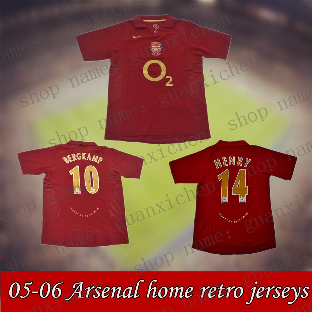 arsenal 2006 home shirt