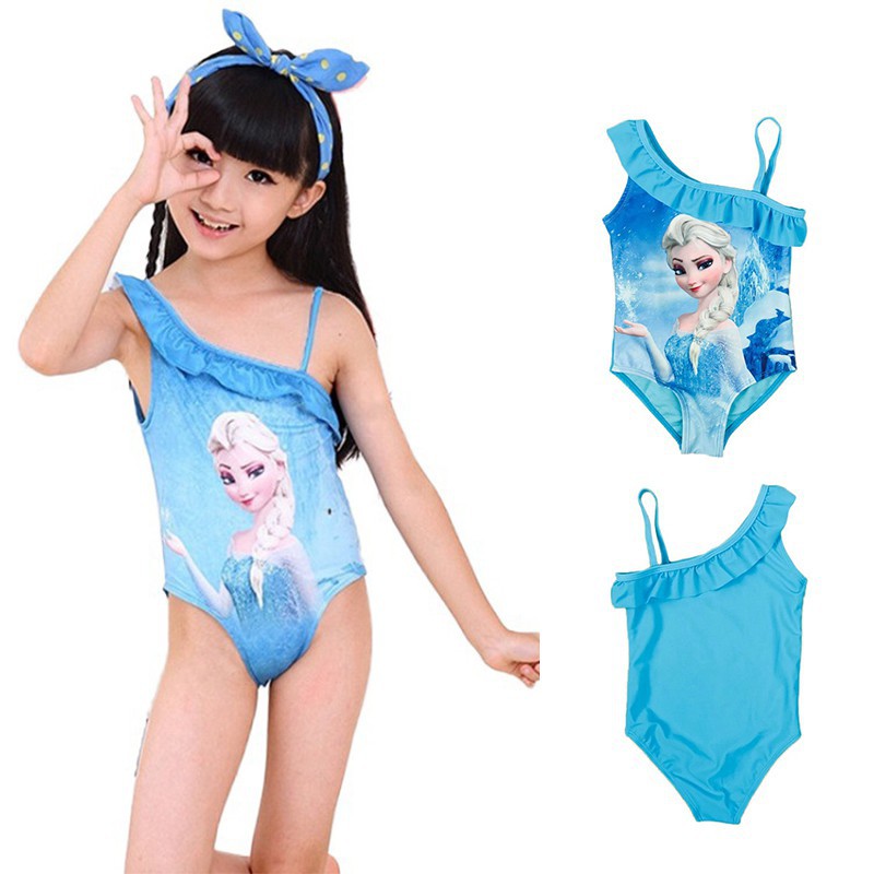 little girl frozen swimsuit