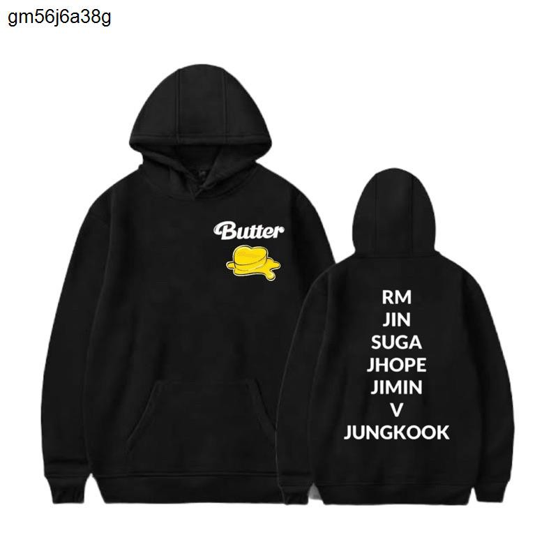 hoodieKpop BTS BUTTER Hoodie Jacket RM JIN V Jungkook JHope Jimin Suga