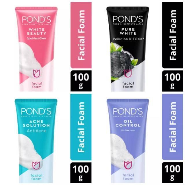 ponds facial foam 100gr