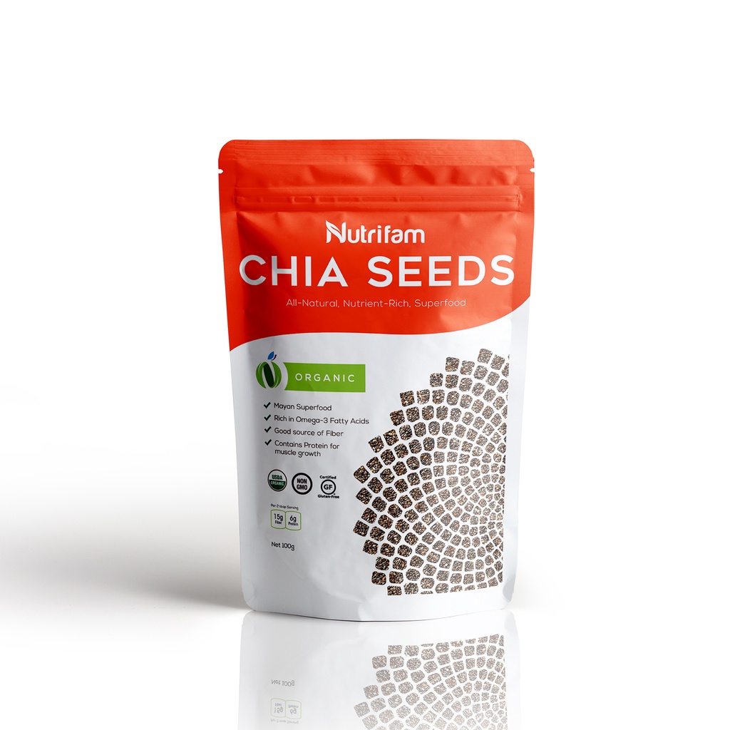 Nutrifam Chia Seeds 100g Shopee Philippines