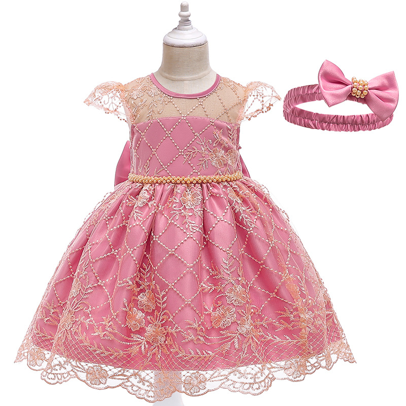 satin frock for baby girl