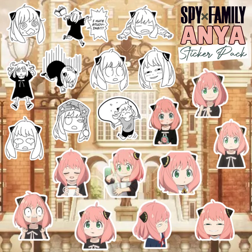 Spy X Family - Anya Sticker Set [20pcs] | Shopee Philippines