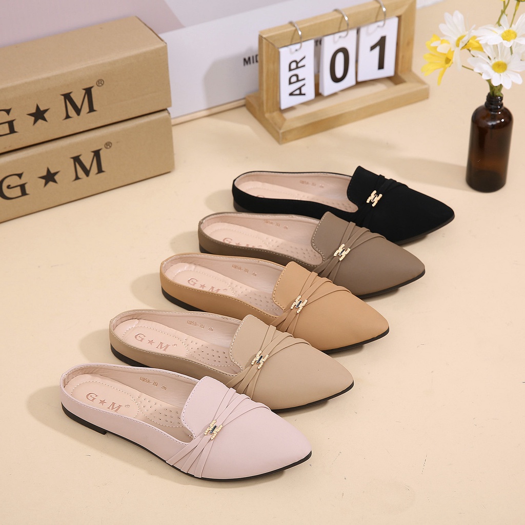 【AhSin】 Fashion Women Doll Shoes Office Flat Shoes Daily Loafer GM58-70 ...