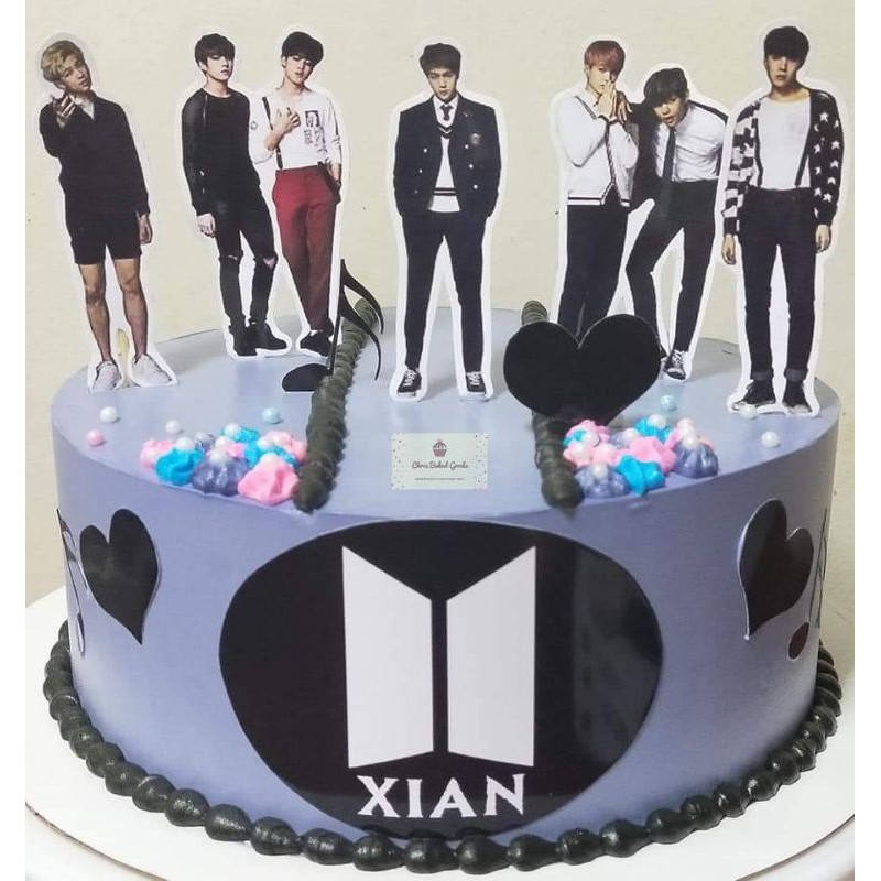 bts cake topper kpop (cake & cupcake decoration) | Shopee Philippines