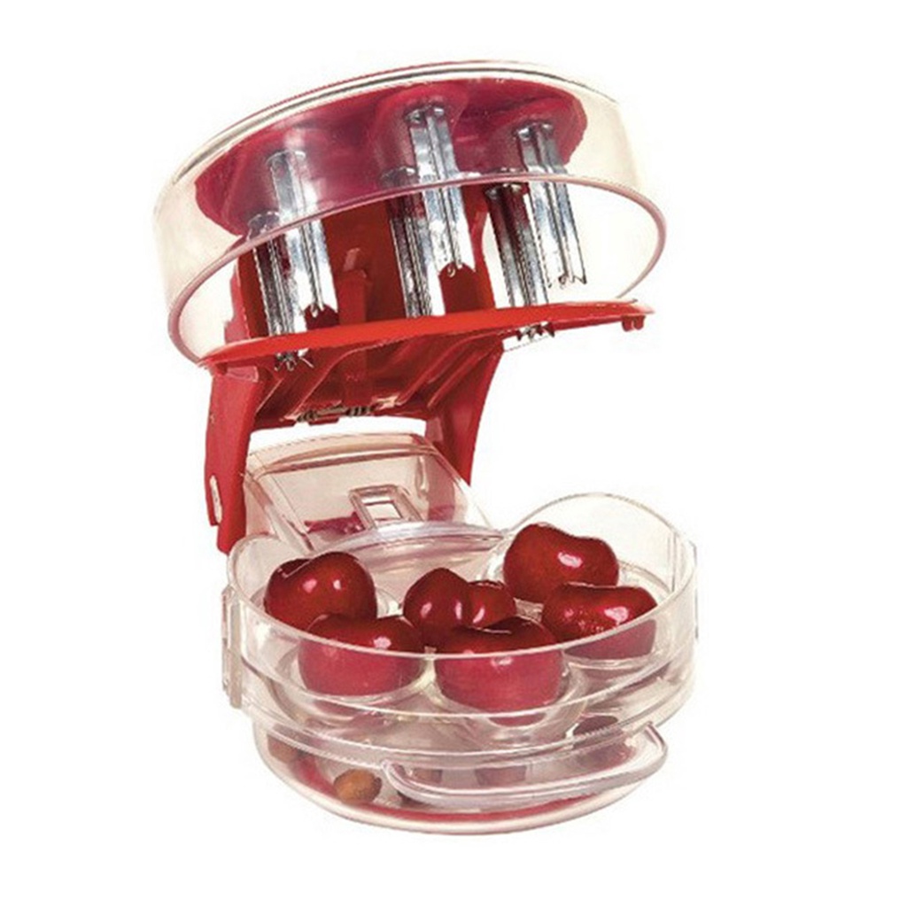 Cod Lightweight Cherry Corer 6 Cherries Capacity Cherry Pitter Remover 6 Cherries Capacity For Home Shopee Philippines