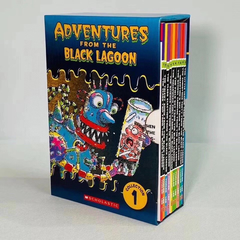 Adventures From The Black Lagoon Brand New With Box 10 Books Collection Shopee Philippines