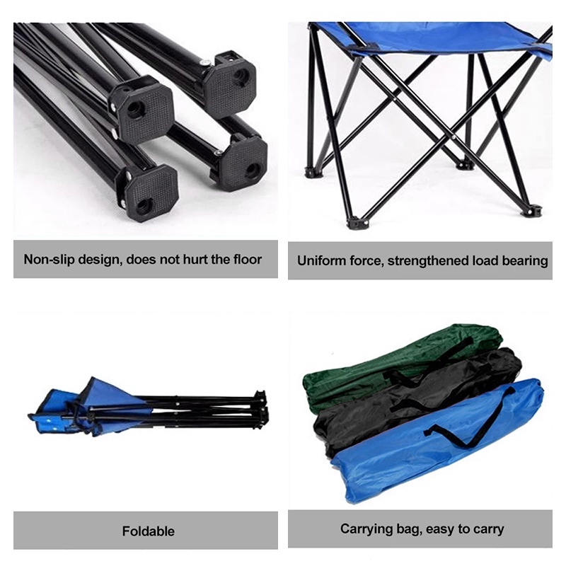 Buy One Take One Camping Chair Portable Folding Chair Applicable To Outdoor Chair For Beach Fishing — view 6