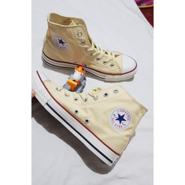 converse all white high cut