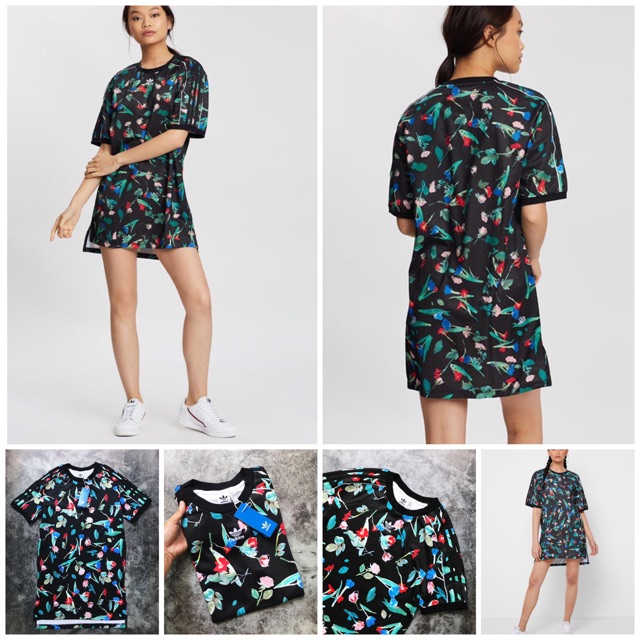 adidas floral dress