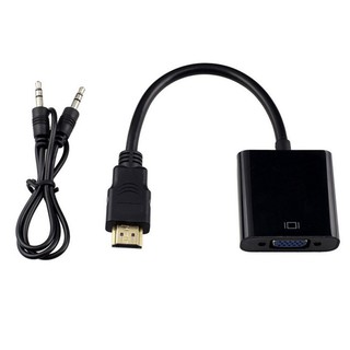 1080P HDMI to VGA with audio cable Adapter High Quality