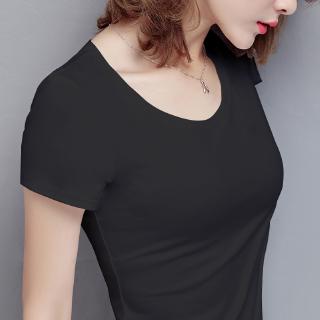 tight fit black t shirt