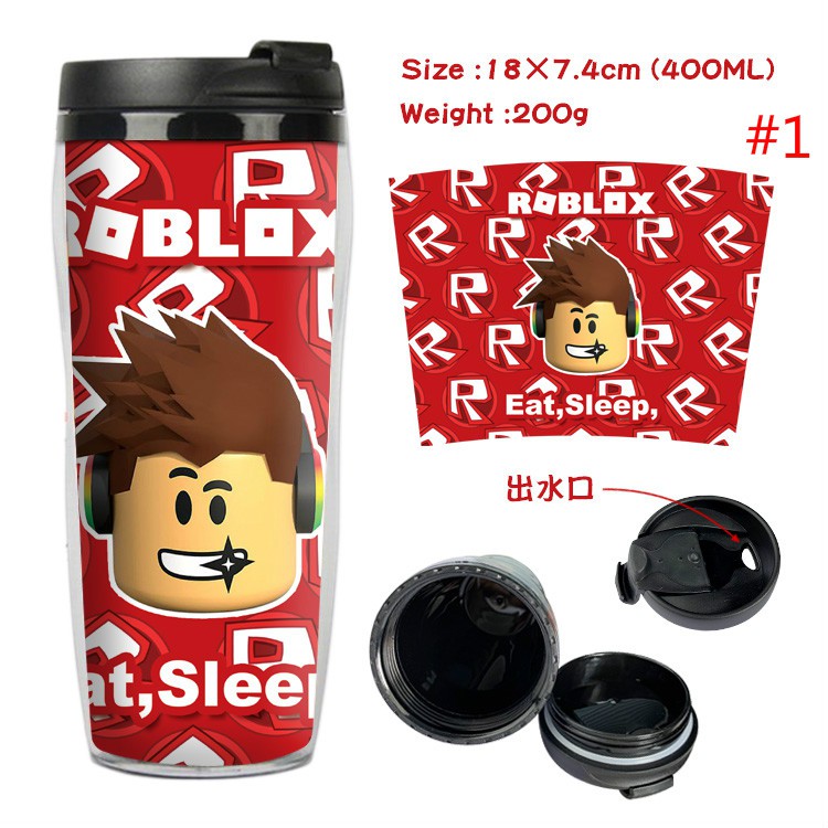 Game Roblox Large Capacity Double Layer Cartoon Water Bottle Sports Bottle Creative Water Cup Shopee Philippines - name this game roblox water