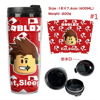 Game Roblox Large Capacity Double Layer Cartoon Water Bottle Sports Bottle Creative Water Cup Shopee Philippines - roblox water bottle