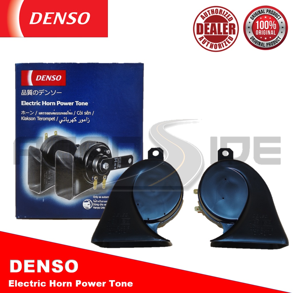 Denso Electric Horn Power Tone Double Connector w/ Bracket & Wire