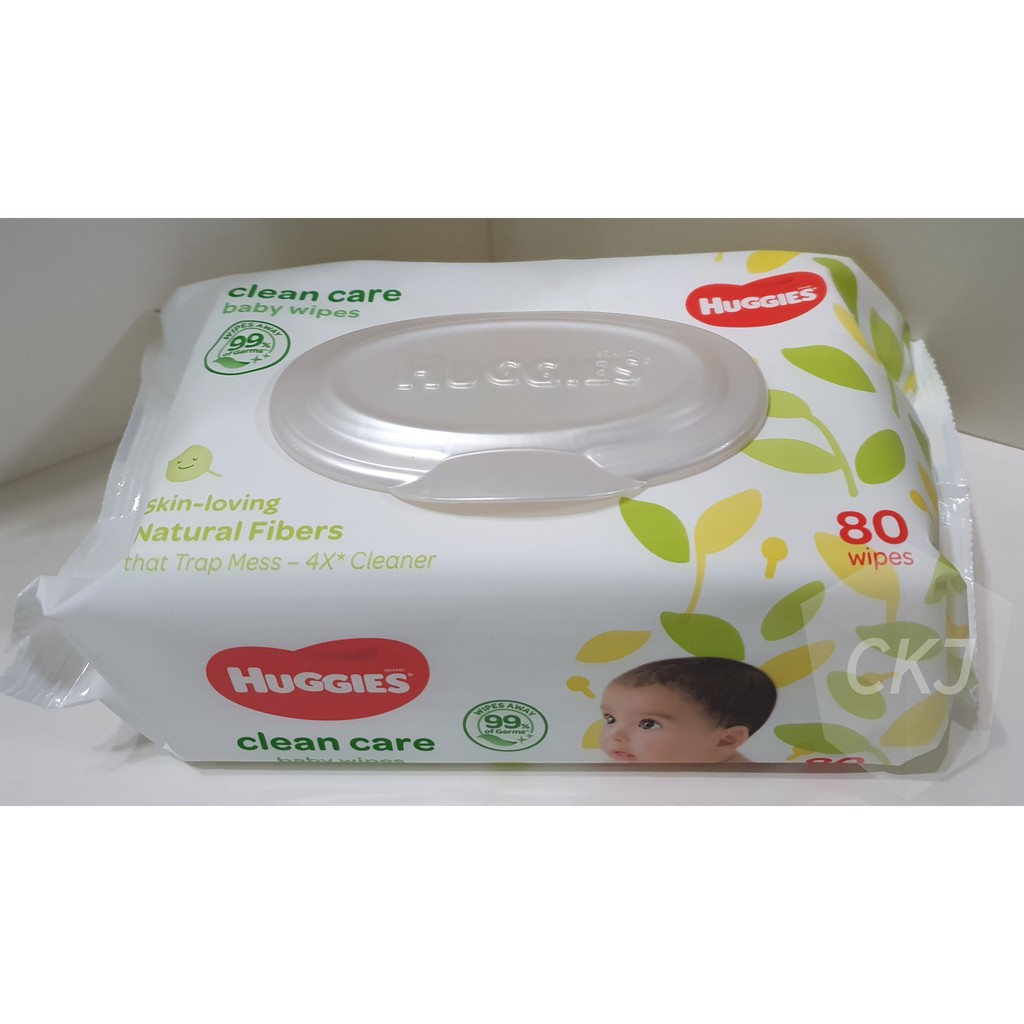 Huggies Clean Care Baby Wipes 80 sheets Shopee Philippines