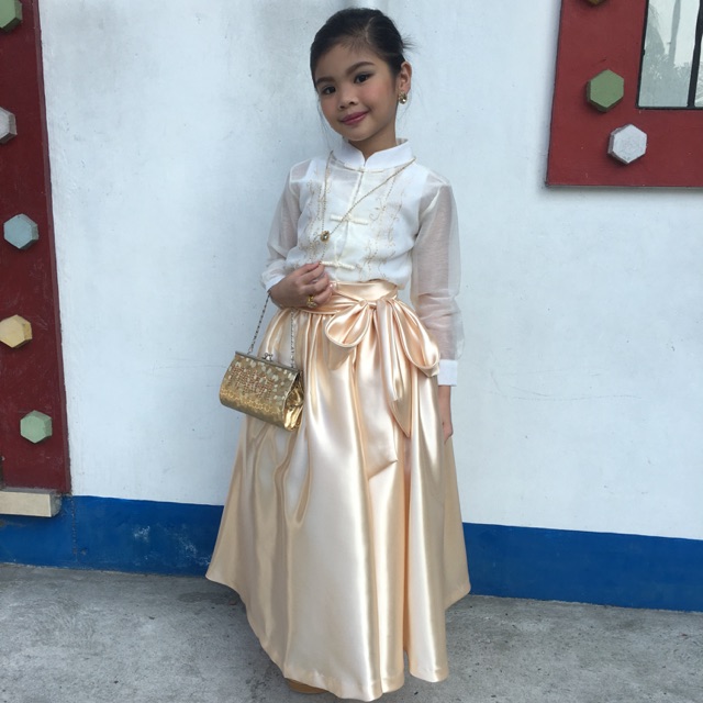 Modern Filipiniana Buwan Ng Wika Costume Shopee Philippines My Xxx Hot Girl 4009