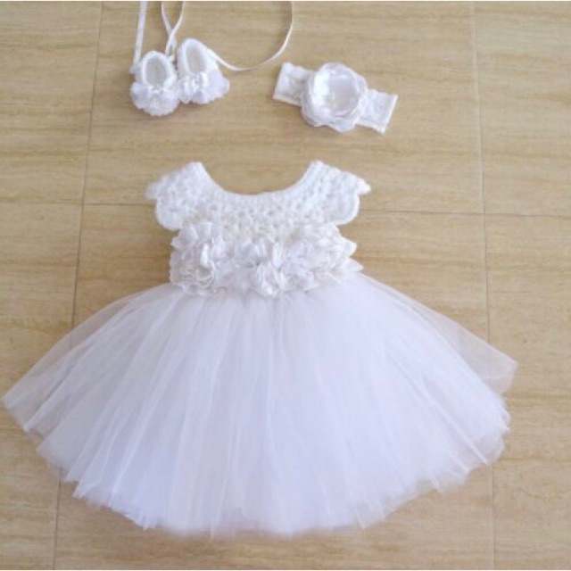 baby white dress for baptism