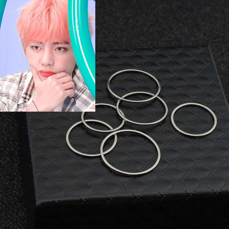 Kpop Bts V Same Style Finger Ring Bangtan Boys Unisex Ring Shopee Philippines