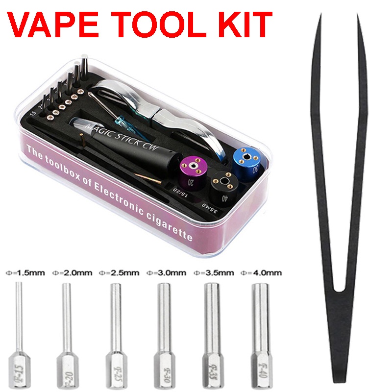 VAPE TOOL KIT (PC TWEEZER) VAPE TOOL BOX Shopee Philippines